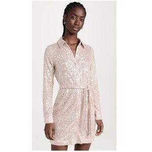 Le Superbe Inner Glow Sequin Shirt Dress - NWT - XS